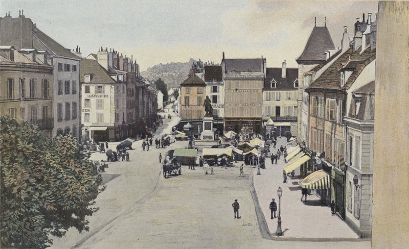 Lons-le-Saunier, Frihetstorget av French Photographer