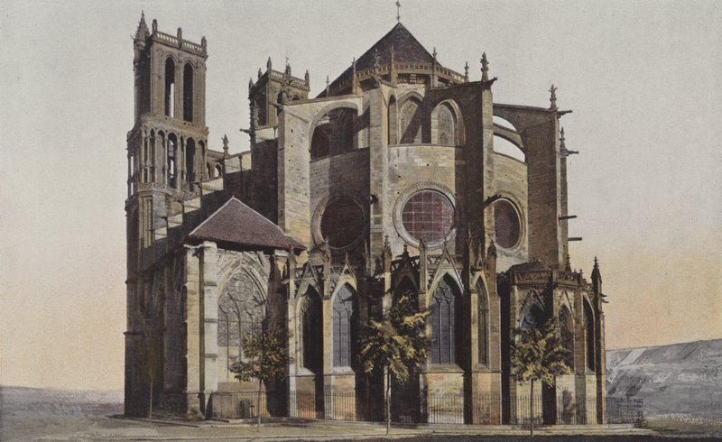 Mantes, Vår Fru kyrka av French Photographer
