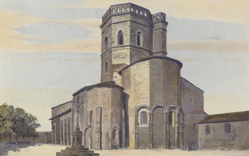 Maubourguet, Kyrka, Tillsammans S E av French Photographer