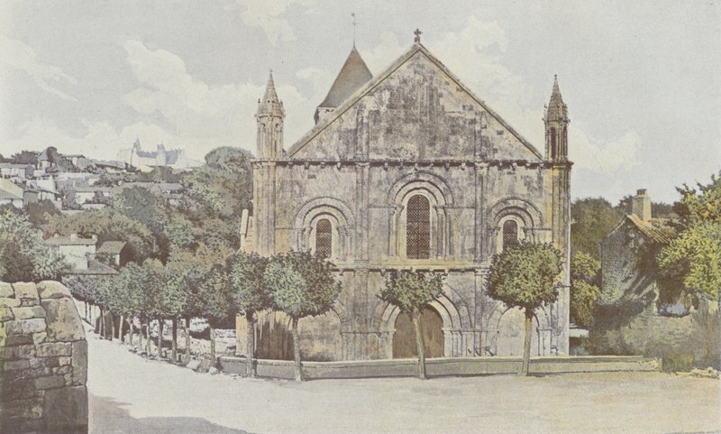 Melle, Saint-Hilaire-kyrkan, Ensemble O av French Photographer