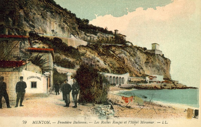 Menton, italienska gränsen av French Photographer