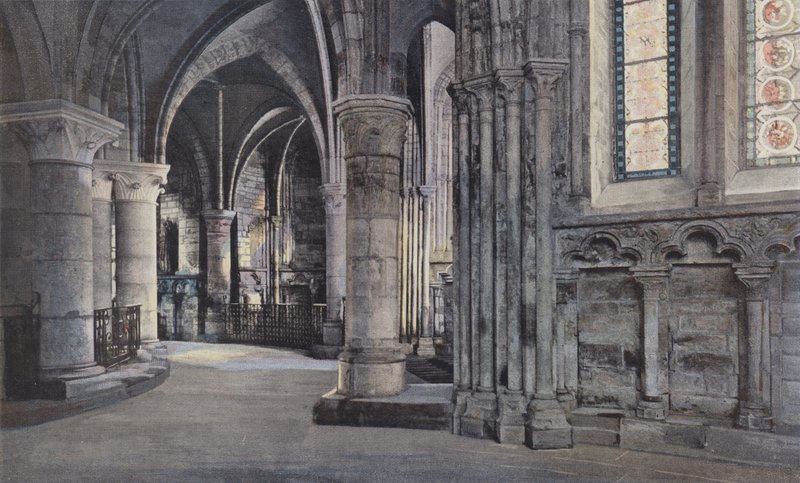 Montierender, Kyrka, Körens omkrets av French Photographer