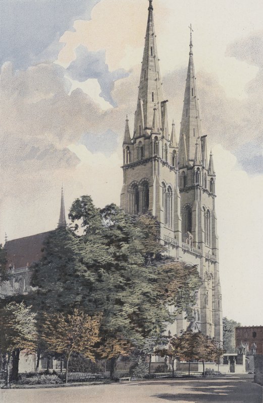 Moulins, Cathedrale, Fasad O av French Photographer