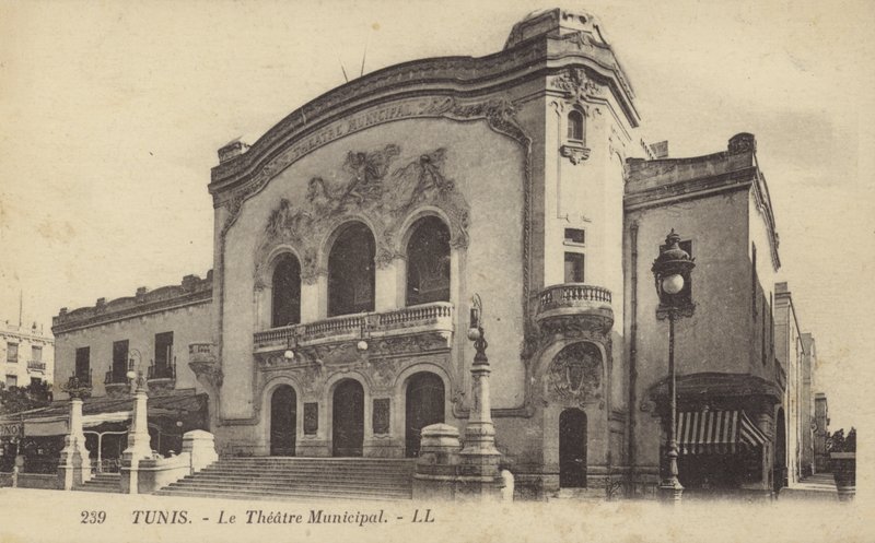 Stadsteatern, Tunis, Tunisien av French Photographer