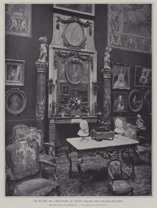 Museum of Childhood i Petit Palais på Champs-Elysees, Paris (s/v foto) av French Photographer