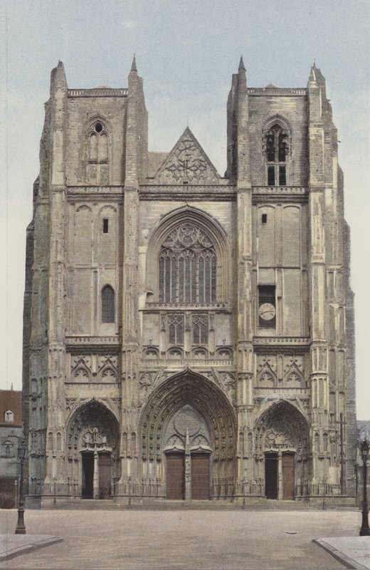 Nantes, Cathedrale, Fasad O av French Photographer