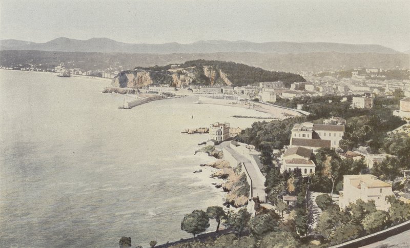 Fin, allmän utsikt, tagen från vägen till Villefranche av French Photographer