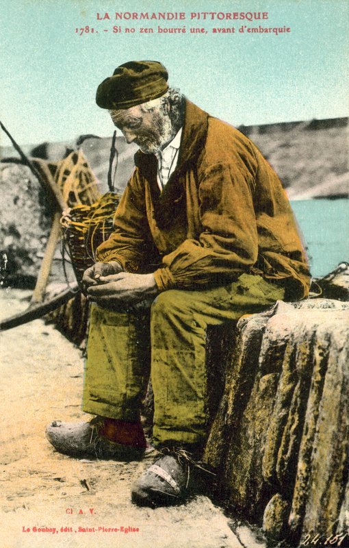 Normandie, fiskare av French Photographer
