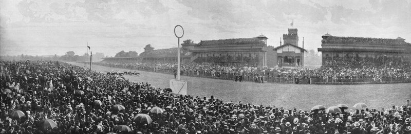 Paris - Grand Prix-dagen på Longchamps (s/v foto) av French Photographer