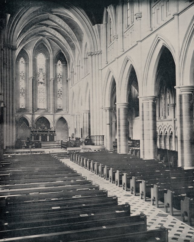 Paris: American Church of the Holy Trinity (s/v foto) av French Photographer