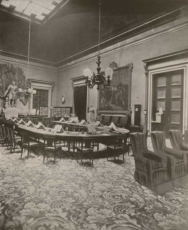 Paris: Deputeradekammaren, Salle des Conferences (s/v foto) av French Photographer