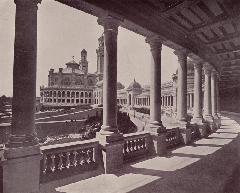Paris: Circular Gallery of the Trocadero Palace (s/v foto) av French Photographer