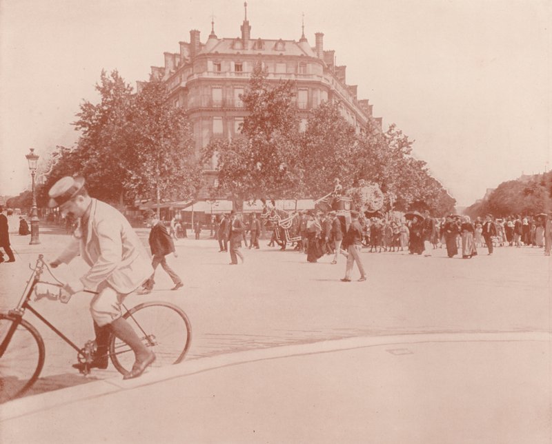 Paris: Begravning av Alboni, den stora Prima Donna (s/v foto) av French Photographer