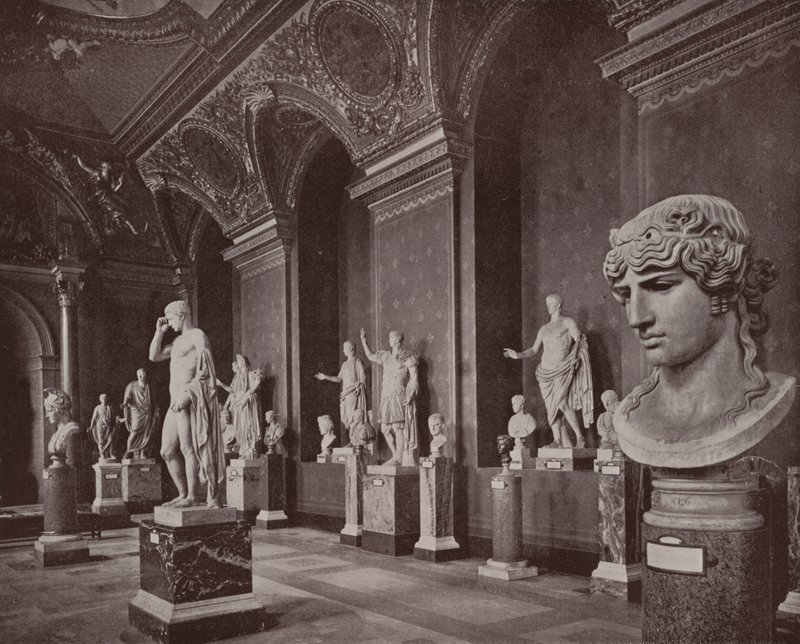 Paris: Augustus Galleri, Louvren (s/v foto) av French Photographer