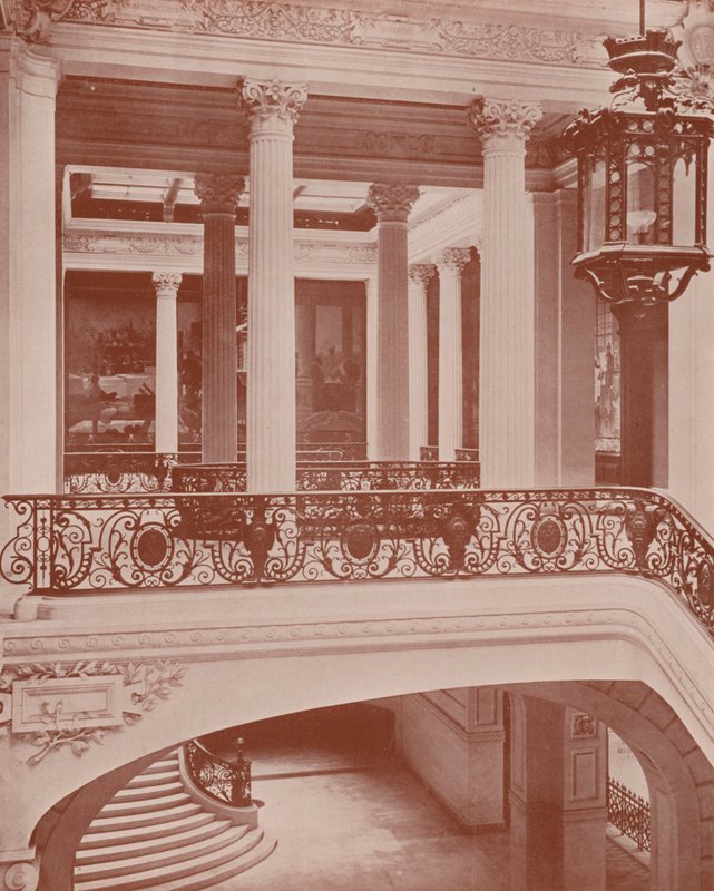 Paris: Gallery of the Sorbonne (s/v foto) av French Photographer