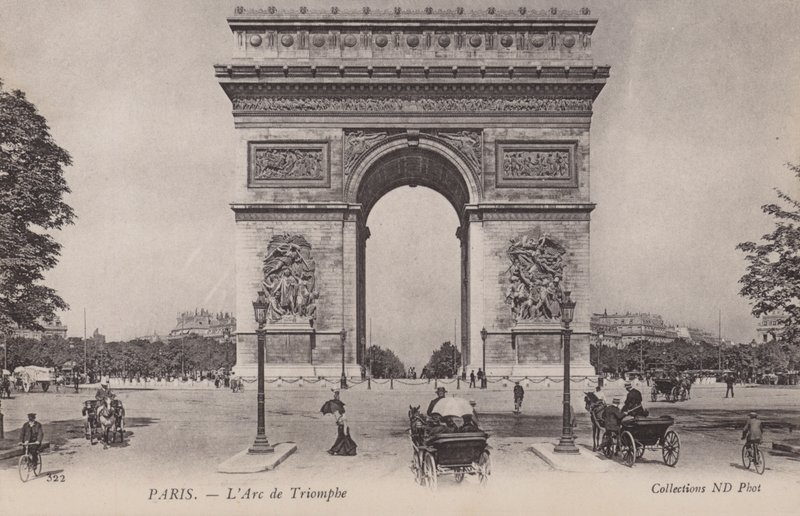 Paris, Triumfbågen av French Photographer
