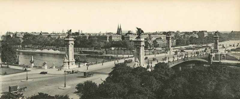 Paris, Pont Alexandre III, Alexander III-bron av French Photographer