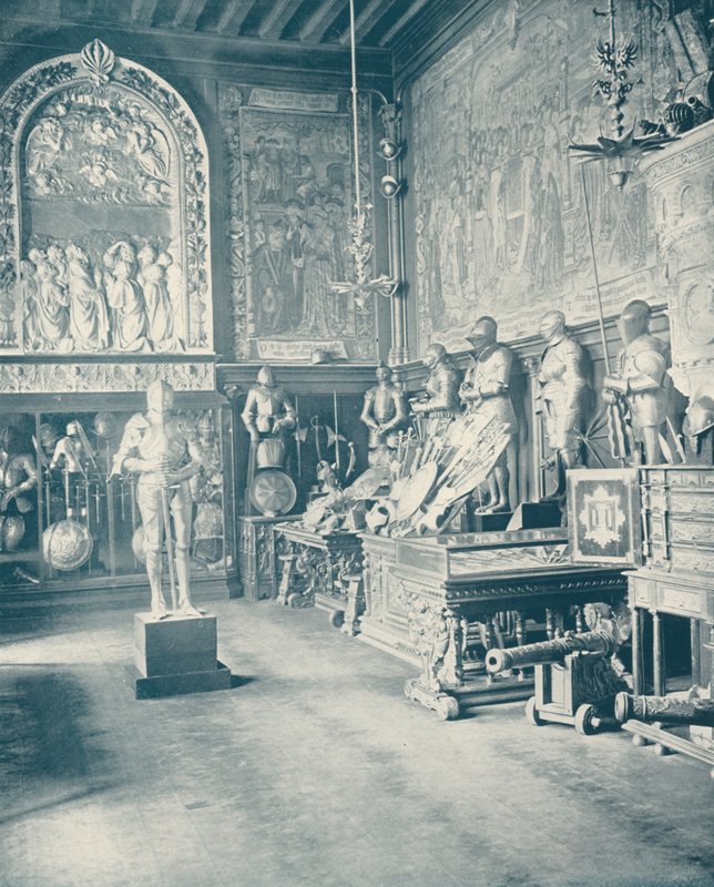 Paris: Musee Spitzer, Armory Hall (s/v foto) av French Photographer