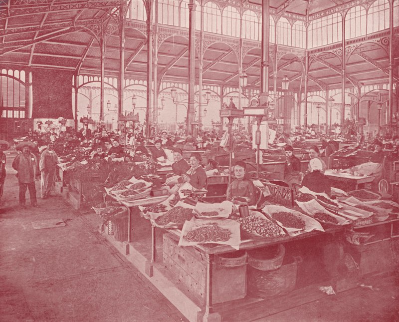 Paris: The Grand Central Market (s/v foto) av French Photographer