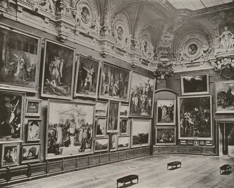 Paris: The New French Gallery, Louvren (s/v foto) av French Photographer