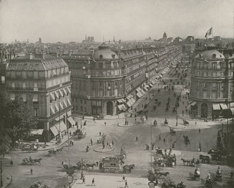 Paris: Utsikt över Avenue de l