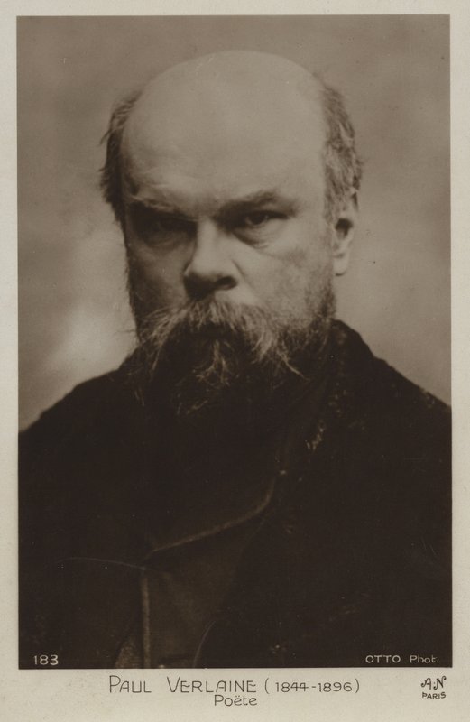 Paul Verlaine, fransk poet av French Photographer