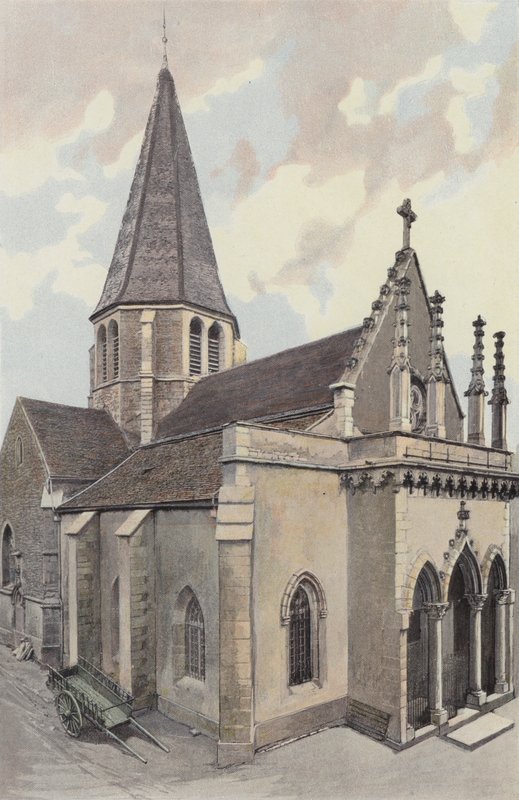 Plombieres-les-Dijon, Kyrka, Tillsammans N O av French Photographer