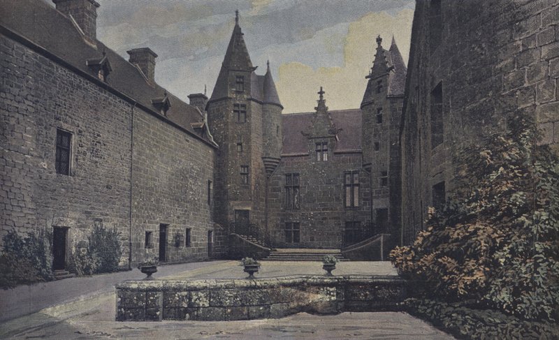 Ploubezre, Chateau de Kergrist, Tillsammans på hedersdomstolen av French Photographer