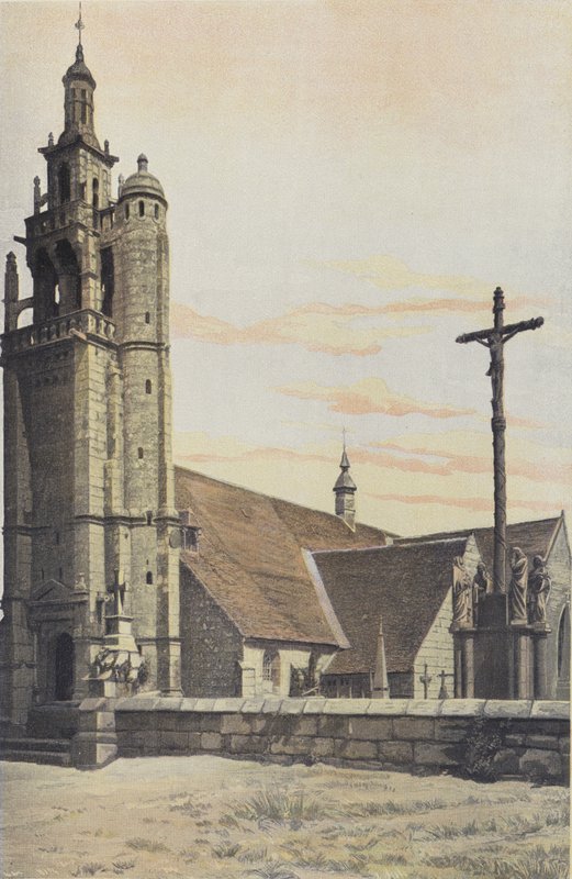 Ploubezre, Kyrka, Ensemble S O av French Photographer