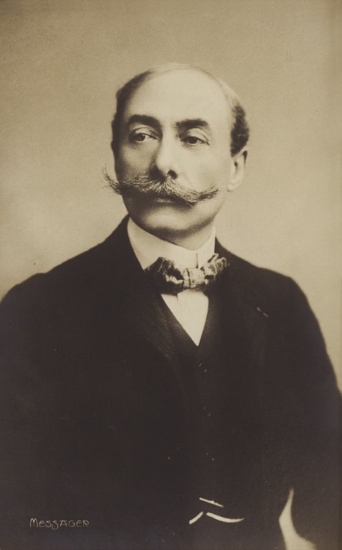 Porträtt av André Messager av French Photographer