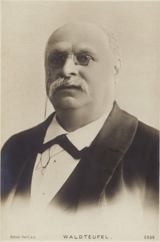 Porträtt av Emile Waldteufel av French Photographer