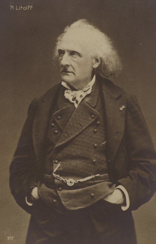 Porträtt av Henry Litolff av French Photographer