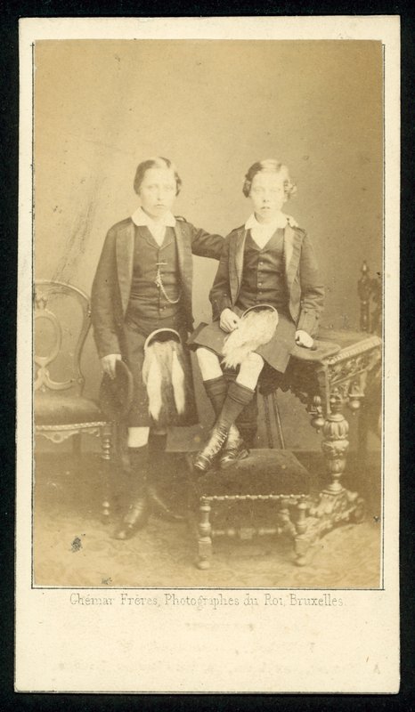 Prins Arthur och Prins Leopold av French Photographer