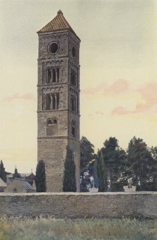 Puissalicon, torn på kyrkogården av French Photographer