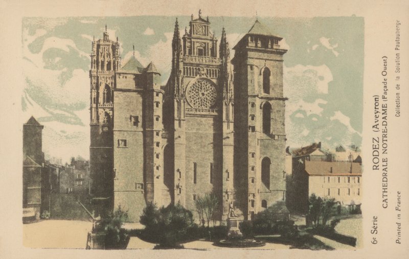 Rodez, Aveyron, Notre Dame-katedralen av French Photographer