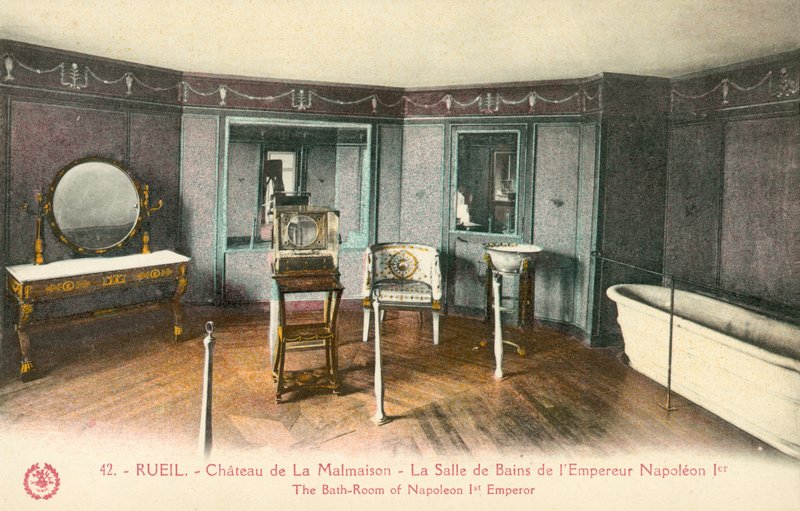 Rueil, Chateau De La Malmaison, Napoleon I:s badrum av French Photographer