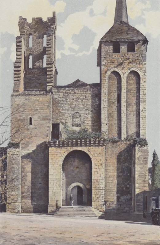 Saint-Avit-Senieur, Kyrka, Fasad O av French Photographer