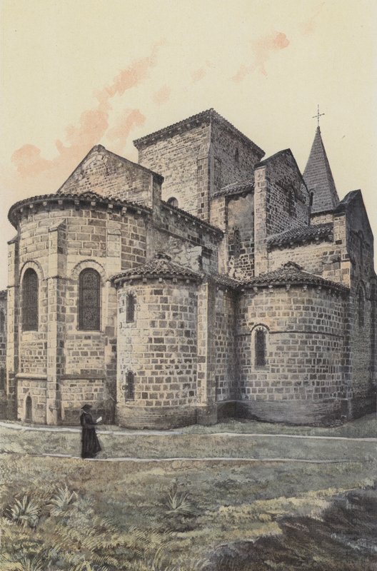 Saint-Desire, kyrkan, labbsidan av French Photographer