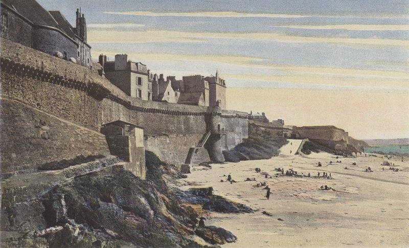 Saint-Malo, vallarna, västra delen (1200-talet) av French Photographer
