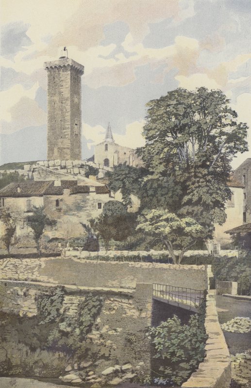 Saint-Martin-de-Brome, fängelsehålan och kyrkan av French Photographer