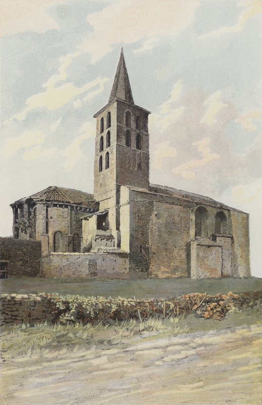 Saint-Papoul, Kyrka, Ensemble N av French Photographer
