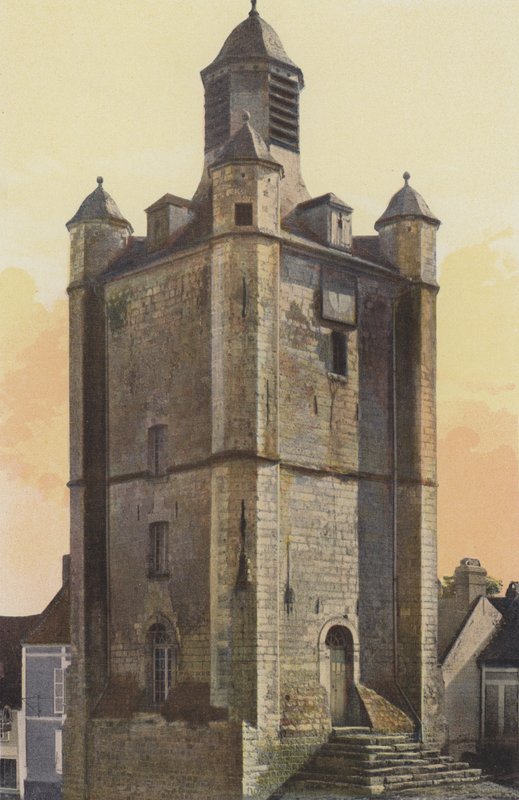 Saint-Riquier, klockstapeln av French Photographer