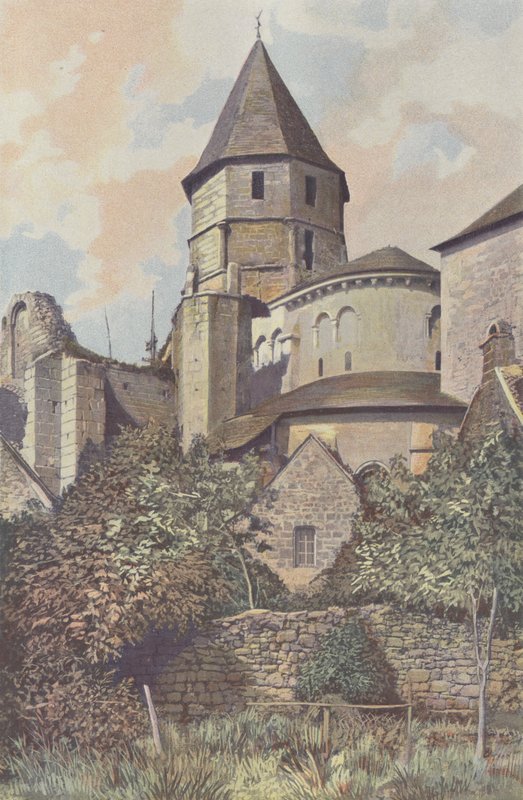 Saint-Robert, Kyrka, Tillsammans N E av French Photographer