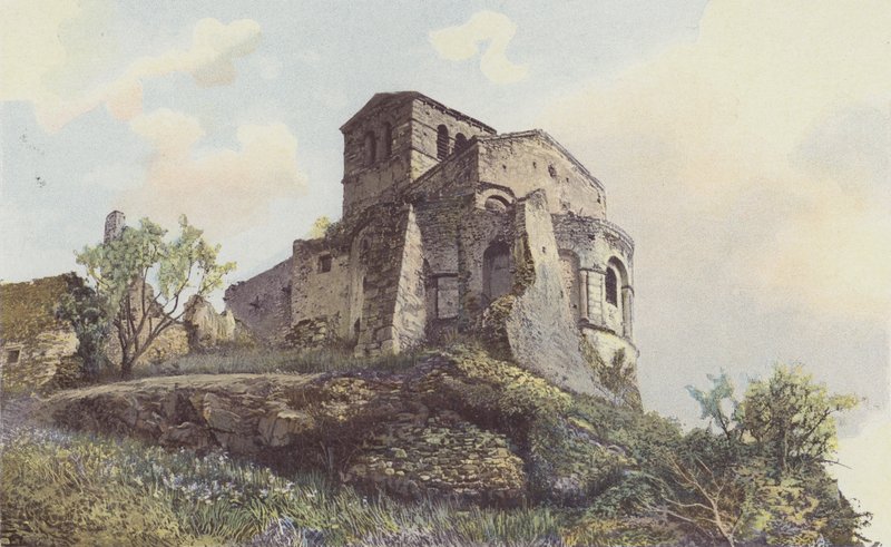 Saint-Romain-le-Puy, kyrka av French Photographer