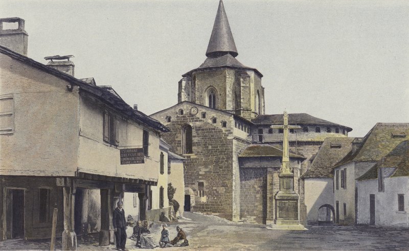 Saint-Savin, Kyrka, Ensemble S av French Photographer