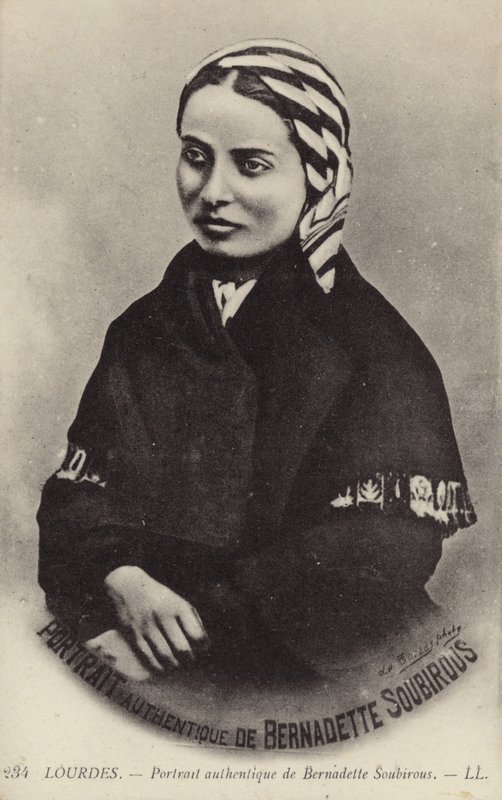 Sankt Bernadette av Lourdes av French Photographer