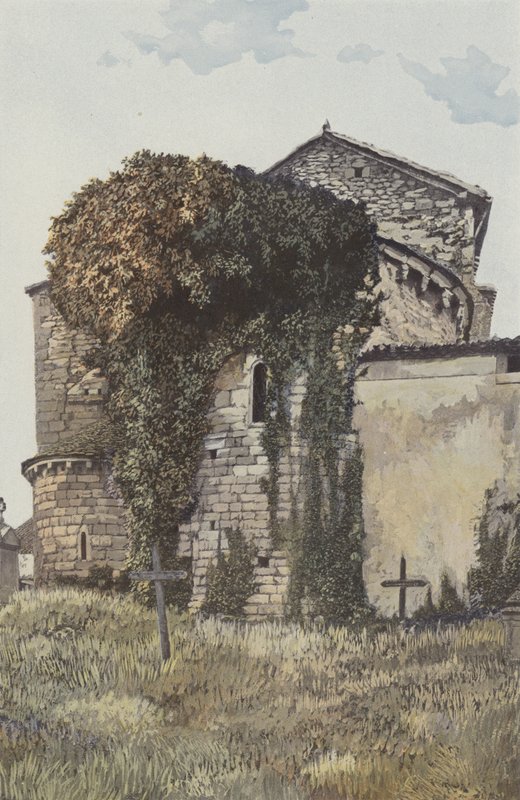 Heligt kors, kyrka, absid av French Photographer