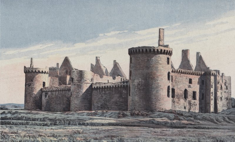 Sarzeau, ruinerna av Chateau de Suscinio av French Photographer