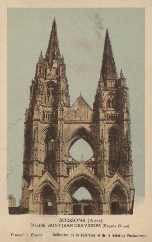 Soissons, Saint Jean Des Vignes kyrka av French Photographer