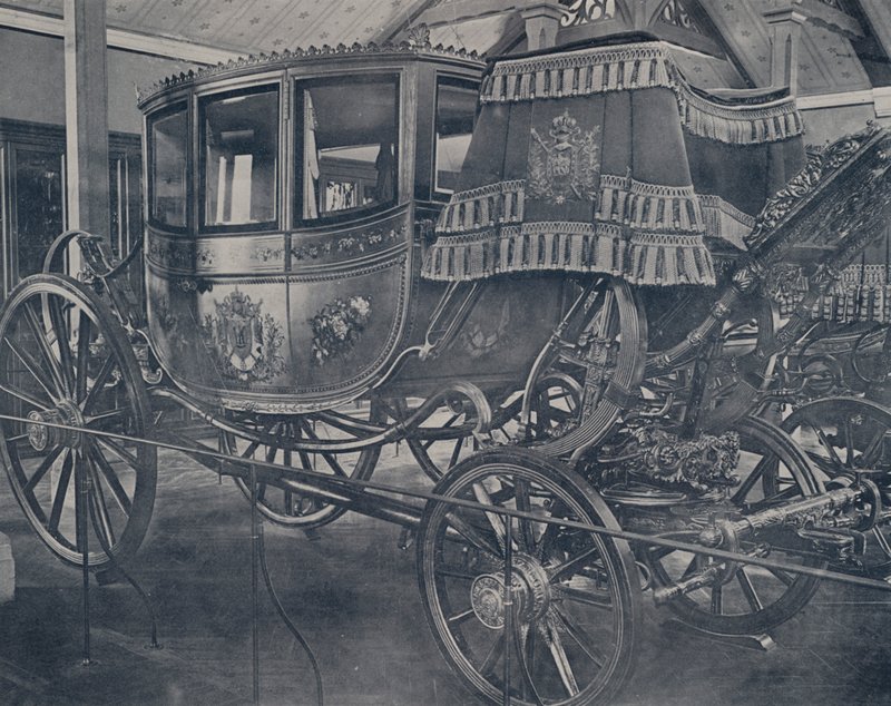 Napoleon I:s statliga transport (s/v foto) av French Photographer